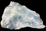 Blue, Cubic Fluorite Crystal Cluster - New Mexico #100987-1